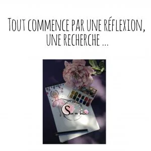 Tout commence par une réflexion, une recherche ...
