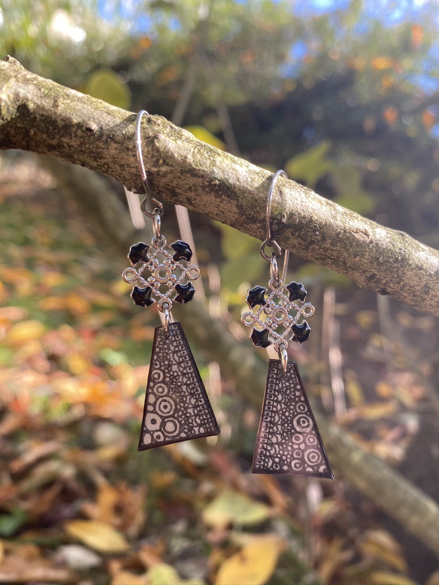 Boucles d’oreilles « dessin main »