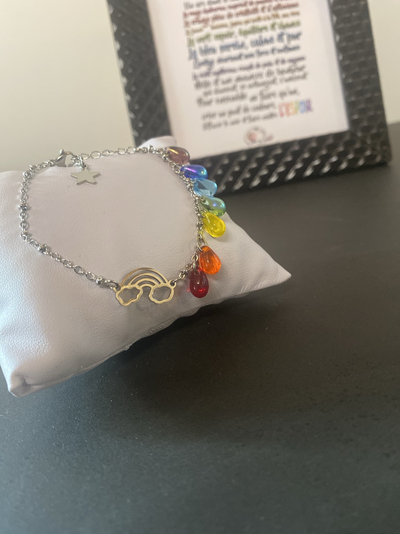 Bracelet à histoire "Arc en ciel"