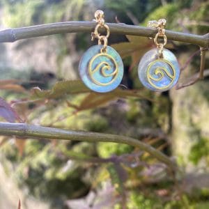Boucles d'oreilles « vagues de l’océan » 🌊